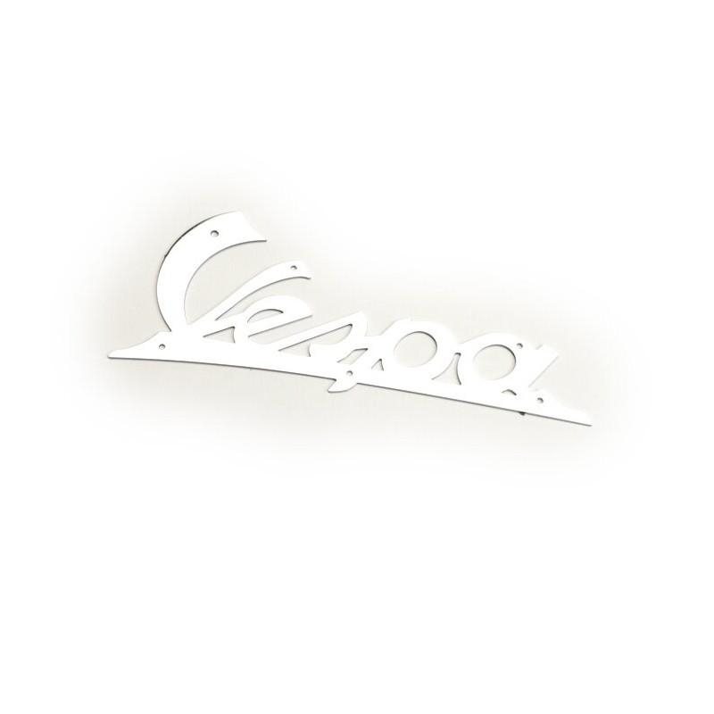 TARGHETTA ANTERIORE ORIGINALE VESPA CROMATA PER VESPA 98 V1T V15T V30T VM1T VM2T VN1T VL1T VL2T VL3T VB1T