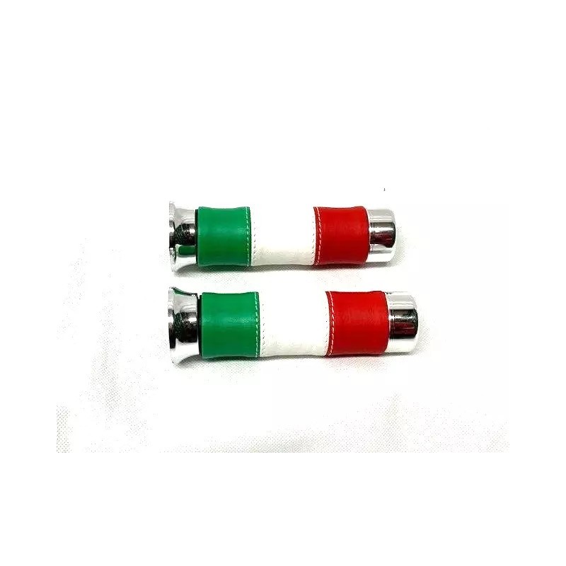 MANOPOLE RIVESTITE IN ECOPELLE ITALIA (PER TUTTE LE VESPE CON TUBO DIAMETRO 24 )