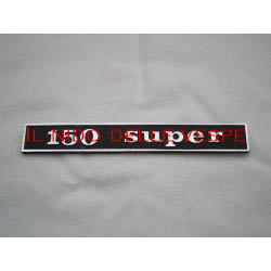 TARGHETTA POSTERIORE 150 SUPER