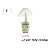 LAMPADA LAMPADINA BILUCE BA 20D (12V 45/40W) PER FANALE ANTERIORE