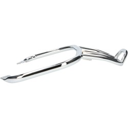 PORTAPACCHI POSTERIORE CROMATO PER VESPA GT GTL GTS GTV HPE 125 200 250 300