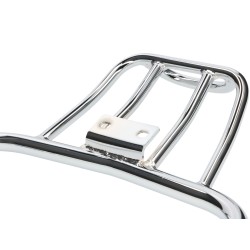 PORTAPACCHI POSTERIORE CROMATO PER VESPA GT GTL GTS GTV HPE 125 200 250 300