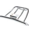 PORTAPACCHI POSTERIORE CROMATO PER VESPA GT GTL GTS GTV HPE 125 200 250 300