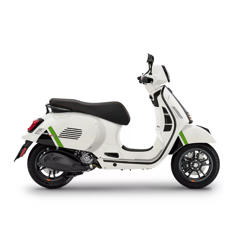 Serie Adesivi Stickers VERDE Vespa GTS 300 versione 2023 CON MASCHERA MONTAGGIO