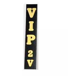 GARELLI VIP 2 DE LUXE 2V kit completo ADESIVI COLORE NERO SCRITTA ORO