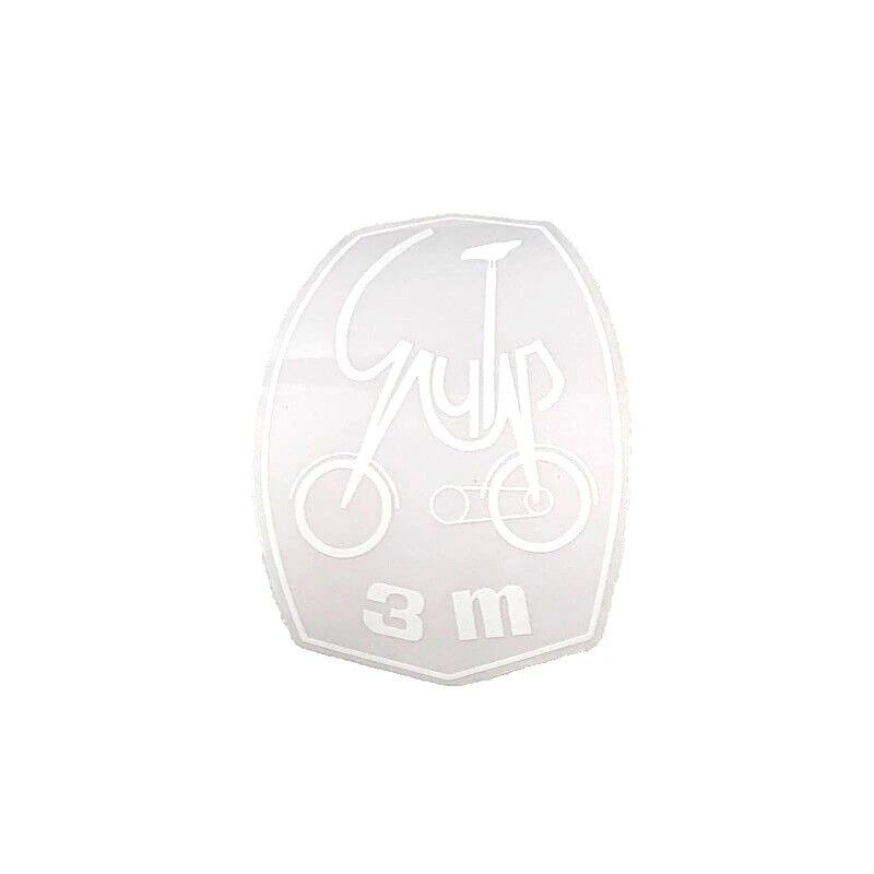 Garelli GULP Flex 3 M SERBATOIO stickers adesivo BIANCO MISURA 10 X 7 CM