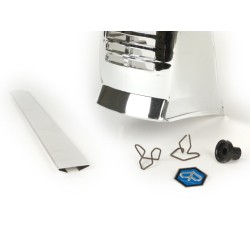 MASCHERINA IN PLASTICA CROMATA PER VESPA 50 SPECIAL