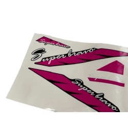 ADESIVI ADESIVO AUFKLEBER PIAGGIO SUPERBRAVO KIT ADESIVI LOGO EMBLEM STICKER