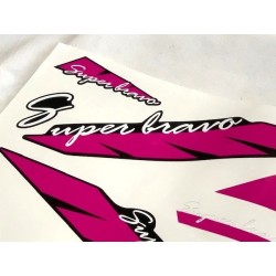 ADESIVI ADESIVO AUFKLEBER PIAGGIO SUPERBRAVO KIT ADESIVI LOGO EMBLEM STICKER