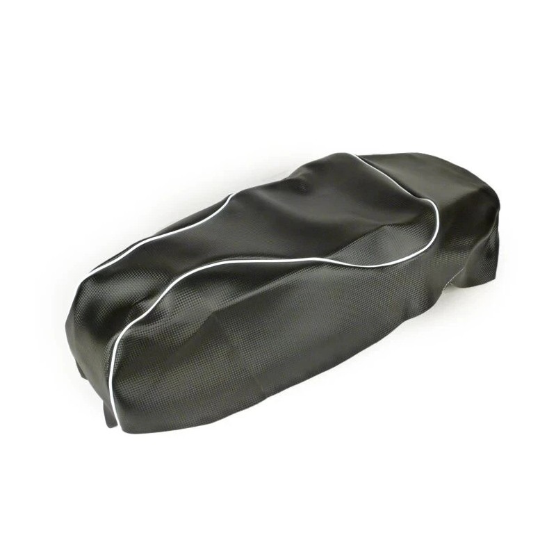 COPRISELLA RIVESTIMENTO COPERTURA SELLA NERO CARBON VESPA GTS 125 250 300 FINO AL 2014