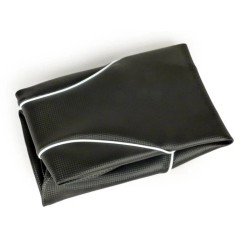 COPRISELLA RIVESTIMENTO COPERTURA SELLA NERO CARBON VESPA GTS 125 250 300 FINO AL 2014