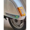 adesivi fiancata laterale + bauletto per vespa pk 50 - 125 4 marce  fl2 hp v5n2t dal 1991-97 r.o. 296307  296308